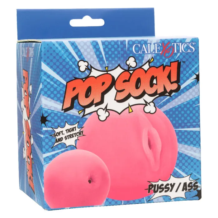 Pop Sock Pussy and Ass - Pink | Calexotics Vibrators