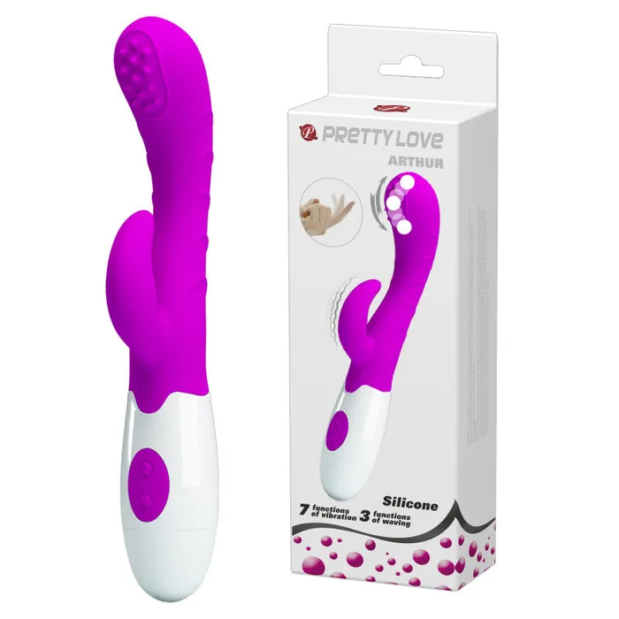 Pretty Love Vibrators | Pretty Love Arthur Rabbit Vibrator Silicone Purple