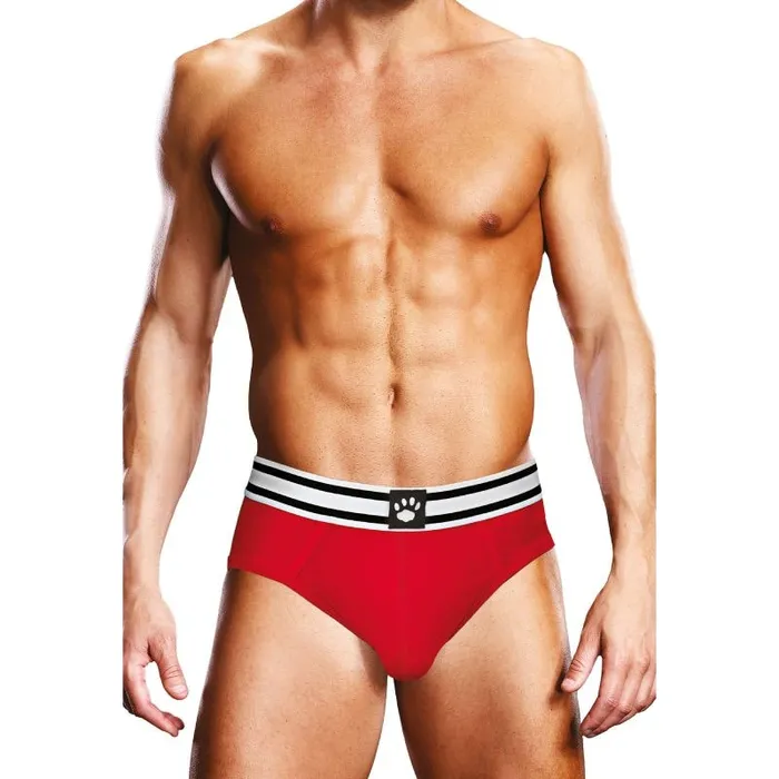 Prowler Vibrators Prowler Open Back Brief RedWhite