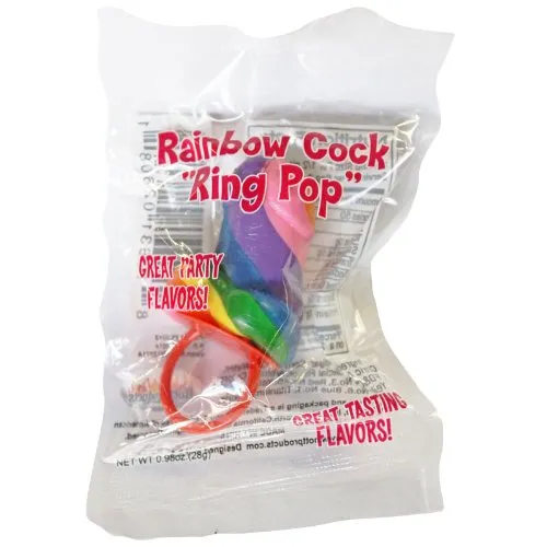 Rainbow Candy Finger Ring Hott Products Male Sex Toys