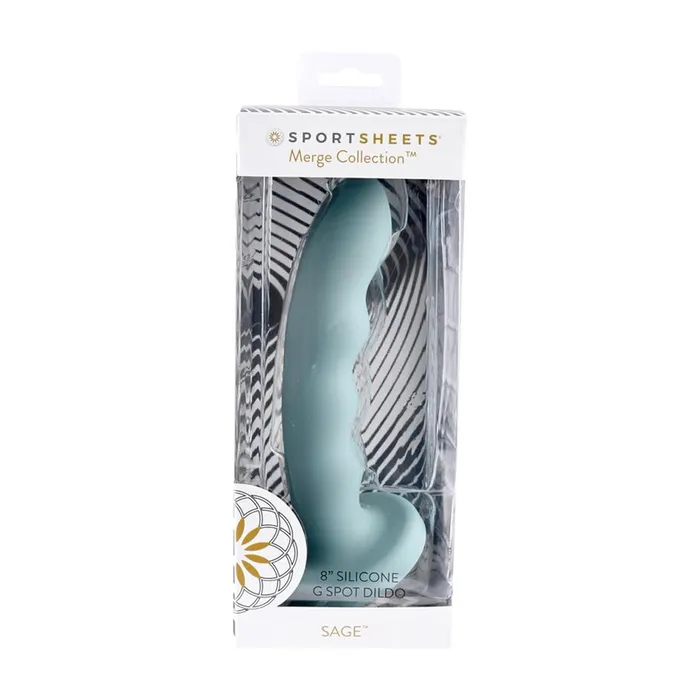 Sage 8in Silicone Dildo Green | Sport Sheets Dildos