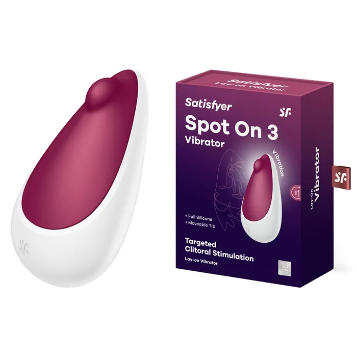 Satisfyer Female Sex Toys Satisfyer Spot On 3 Berry USB Rechargeable Stimulator