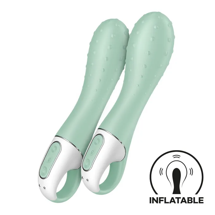 Satisfyer Satisfyer Air Pump Vibrator 3 - Mint USB Rechargeable Inflatable Vibrator | Vibrators