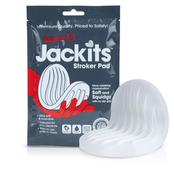 Screaming O Male Sex Toys | Jackits Stroker Pad - Clear - Each