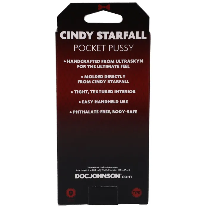 Signature Strokers - Cindy Starfall Pocket Pussy - Vanilla | Doc Johnson Male Sex Toys