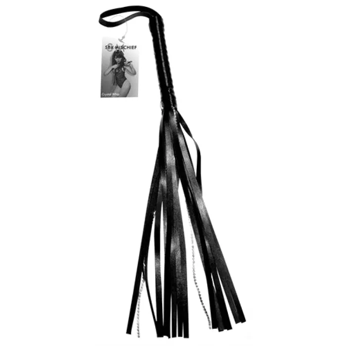 Sportsheets Sex and Mischief Crystal Whip Black Anal