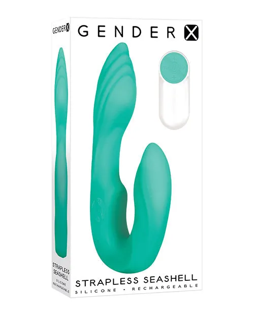 Strapless Seashell - Teal | Evolved - Gender X Vibrators