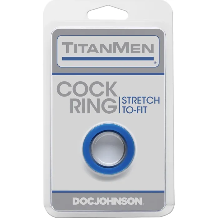 TitanMen Male Sex Toys | Cock Ring Blue