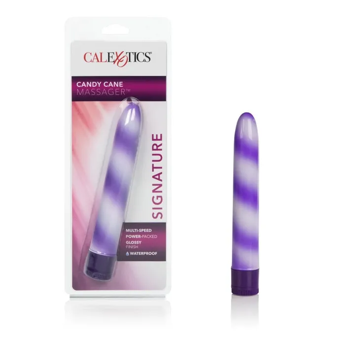 Vibrators | CalExotics Candy Cane Massager - Purple