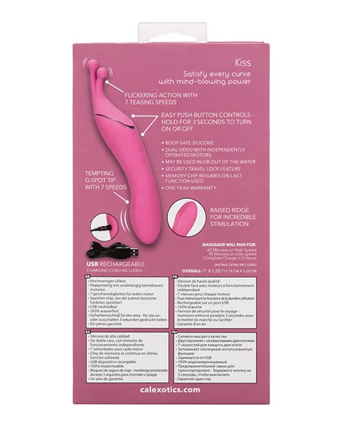 Vibrators | CalExotics Tempt & Tease Kiss - Pink