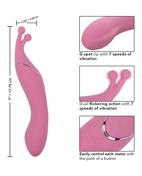 Vibrators | CalExotics Tempt & Tease Kiss - Pink