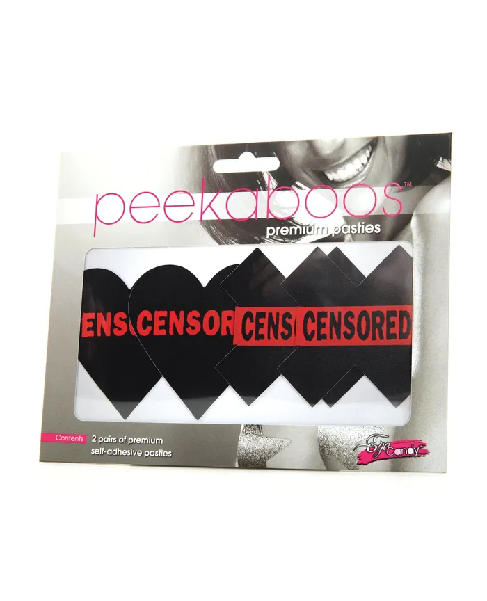 Vibrators Pasties Censored Hearts X XGen Products