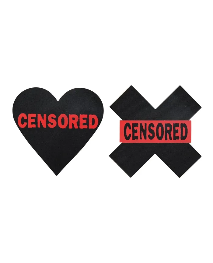 Vibrators | Pasties Censored Hearts & X - X-Gen Products