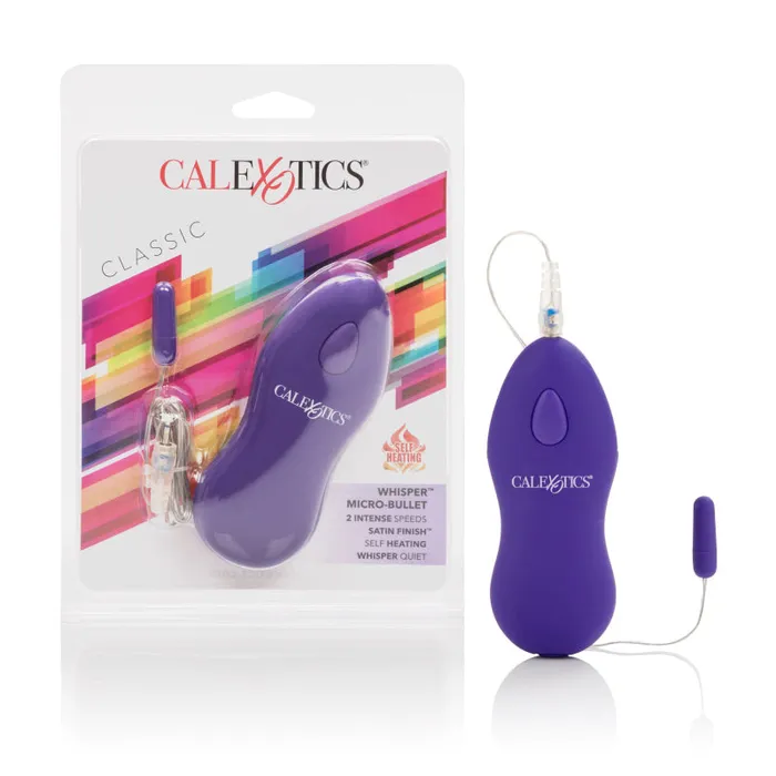 Vibrators Whisper Micro Bullet Purple CalExotics