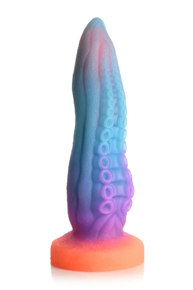 XR Brands Dildos TentaCock Silicone Fantasy Dildo Glow In The Dark by Creature Cocks