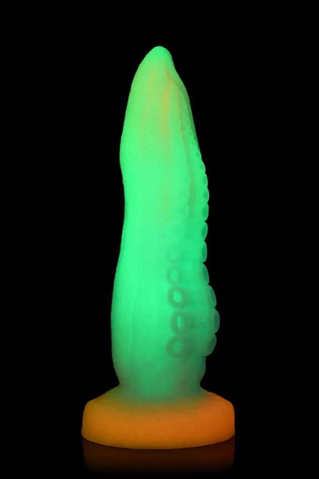 XR Brands Dildos | Tenta-Cock Silicone Fantasy Dildo Glow In The Dark by Creature Cocks