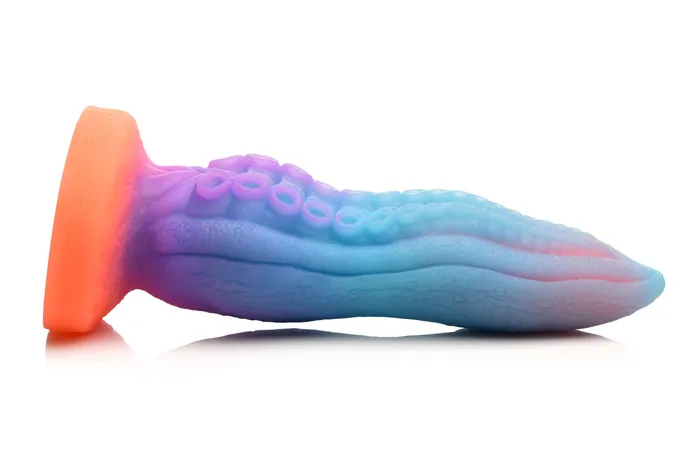 XR Brands Dildos | Tenta-Cock Silicone Fantasy Dildo Glow In The Dark by Creature Cocks