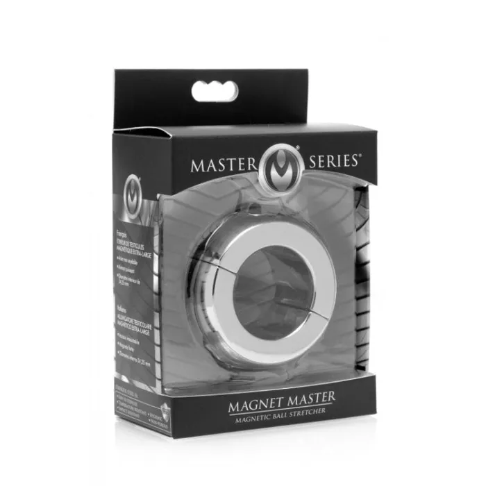 XR Brands Master Series Male Sex Toys | Magnet Master Magnetic Ball Stretcher