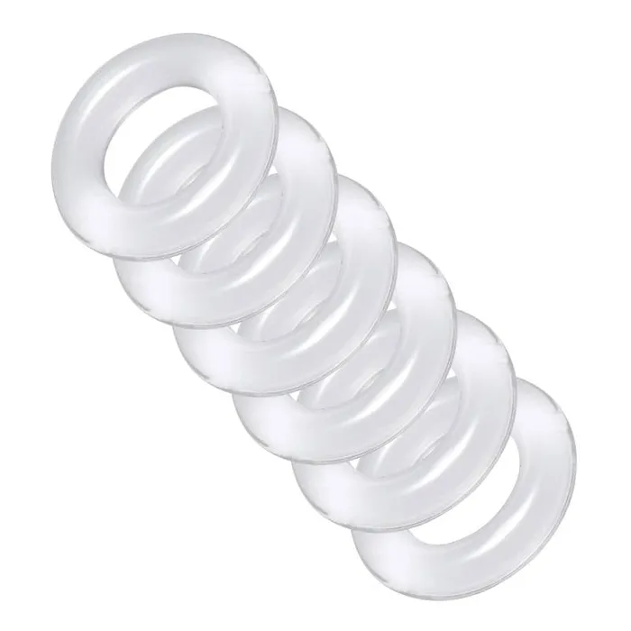 XR Brands Master Series - Ring Master Custom Ball Stretcher Kit - Clear | Male Sex Toys