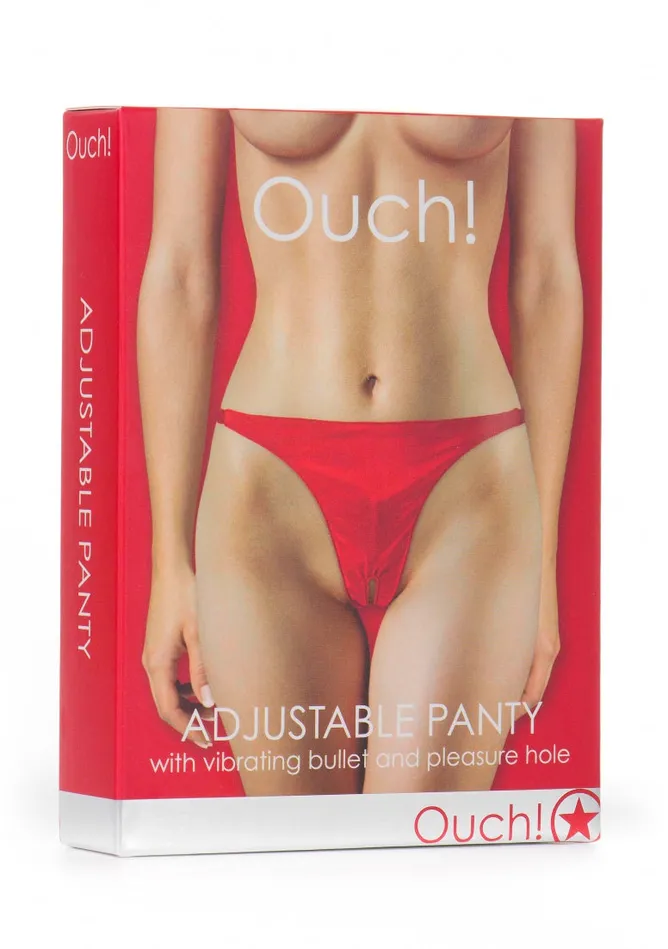 Adjustable Panty Red Shots Ouch Vibrators