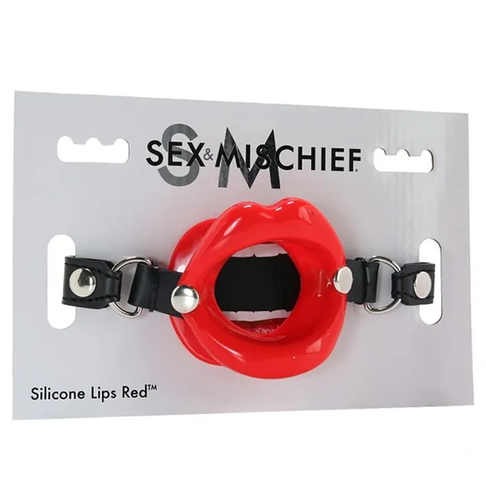 Anal Sex Mischief Silicone Lips Mouth Gag Red Sportsheets Anal Sex Mischief Silicone Lips Mouth Gag Red Sportsheets