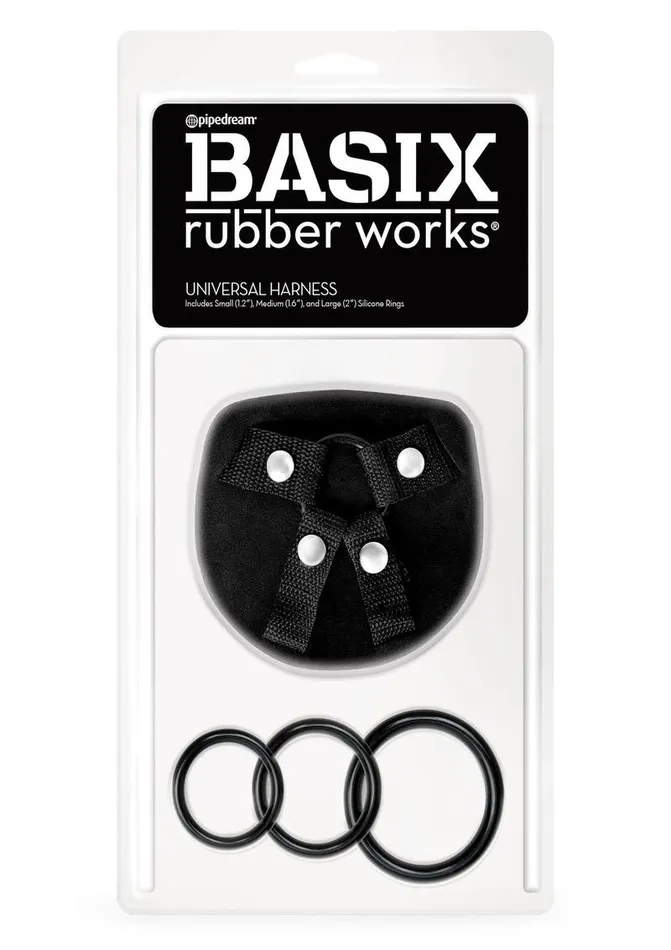 Basix Rubber Works Basix Rubber Works Universal Harness Regular Size Dildos