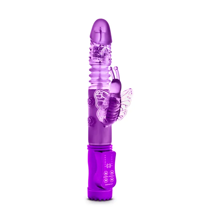 Blush Novelties Vibrators Sexy Things Butterfly Thruster Mini Purple