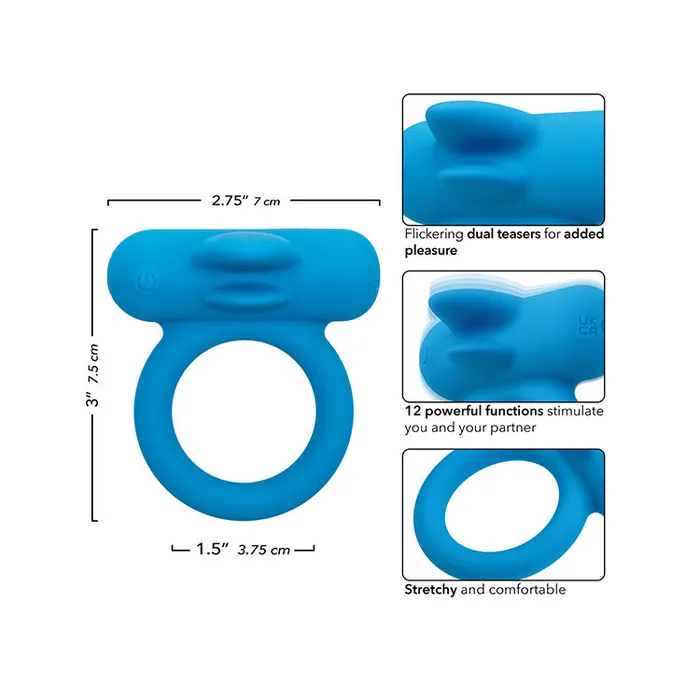 Cal Exotics Double Trouble Vibrating Cock Ring Couples