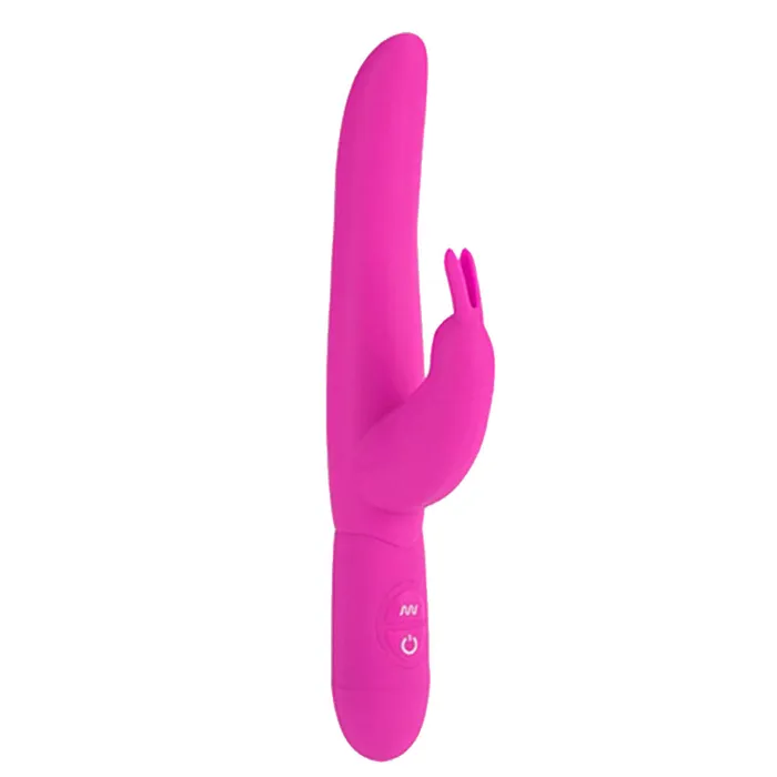 California Exotic Vibrators California Exotic Posh 10Function Silicone Bounding Bunny Pink