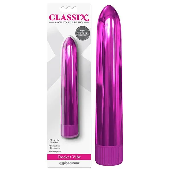 Classix Rocket Vibe Metallic Pink 178 cm 7 Vibrator Pipedream Vibrators