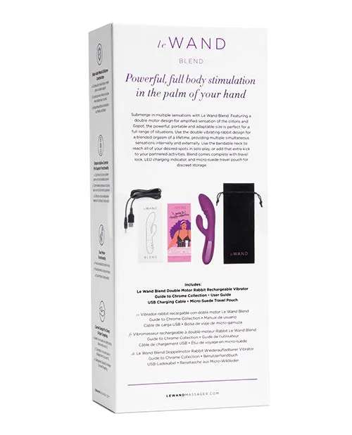 Cotr INC Vibrators Le Wand Blend Double Motor Rabbit Rechargeable Vibrator