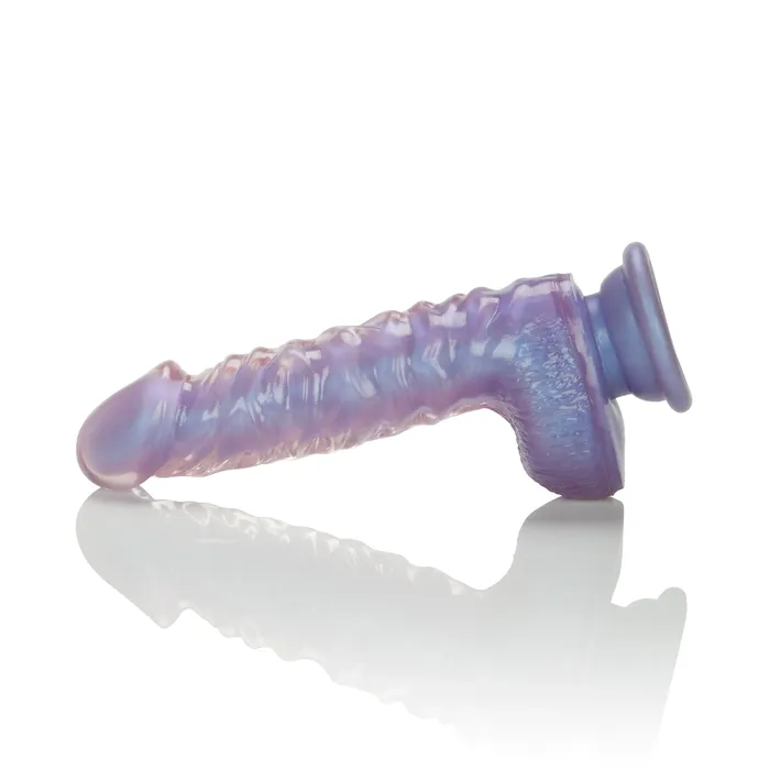 Dildos California Exotic Crystal Cote 7 Inches Dong Purple