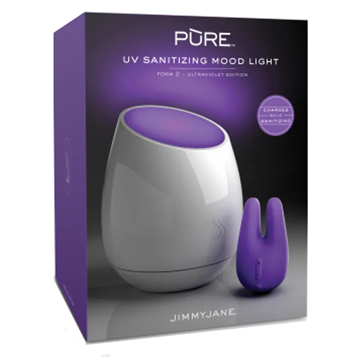 Dildos Jimmyjane JimmyJane Love Pods Form 2 Pure UV Sanitizing Mood Light Ultraviolet Edition