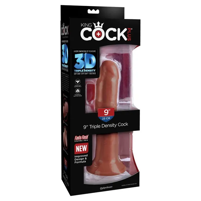 Dildos Pipedream King Cock Plus 8 Triple Density Cock Brown 203 cm Dong