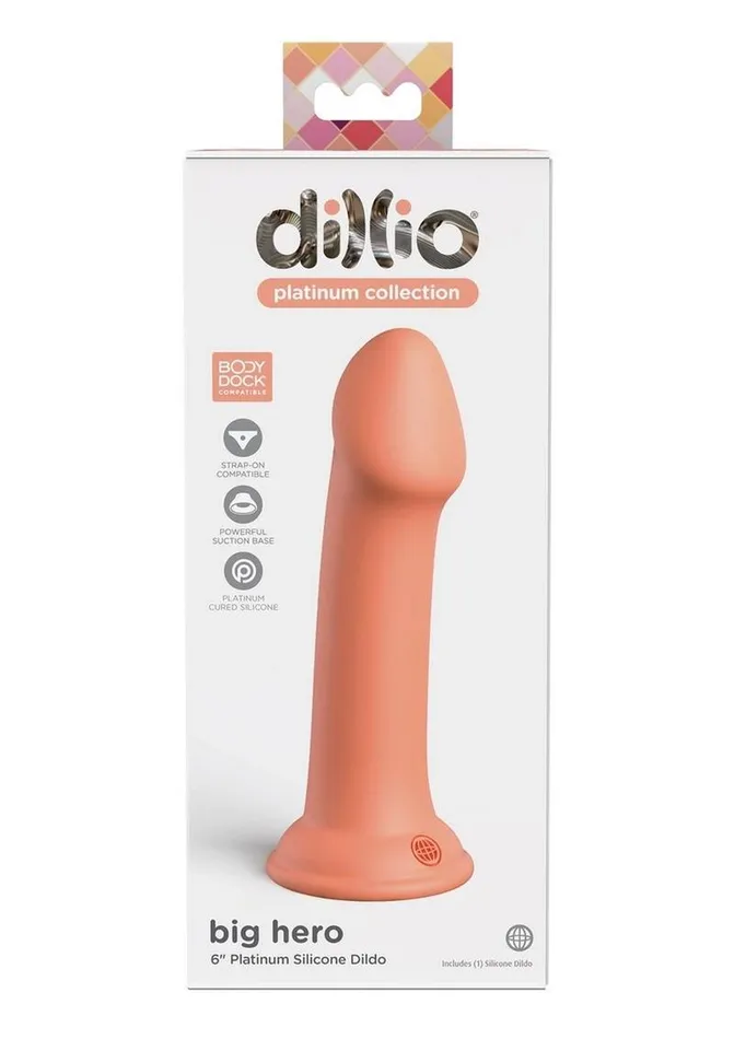 Dillio Dillio Platinum Big Hero Silicone Dildo Dildos