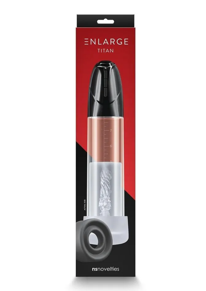 Enlarge Male Sex Toys Enlarge Titan Rechargeable Penis Pump