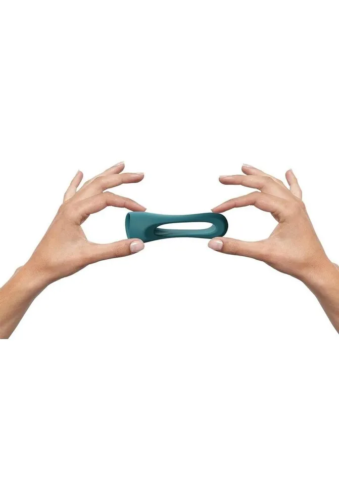 Flux Ring Silicone Cock Ring Teal Me Love to Love Male Sex Toys