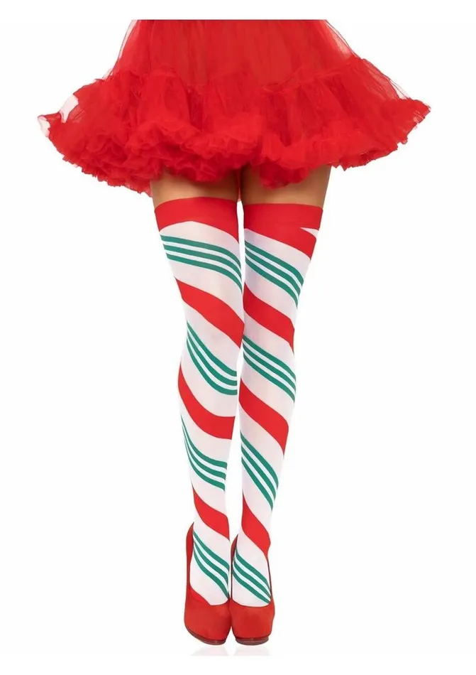 Holiday Ribbon Thigh High Leg Avenue Vibrators