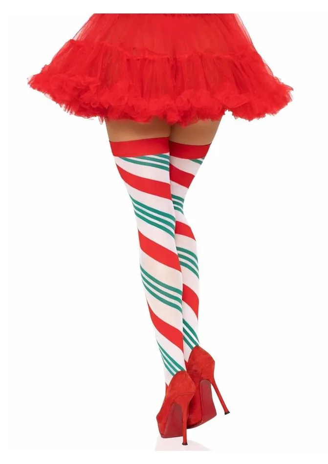 Holiday Ribbon Thigh High Leg Avenue Vibrators