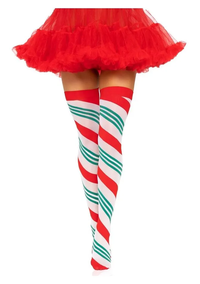 Holiday Ribbon Thigh High Leg Avenue Vibrators