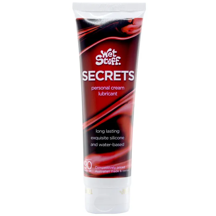 Lubricants Wet Stuff Wet Stuff Secrets Hybrid Lubricant 90g Tube