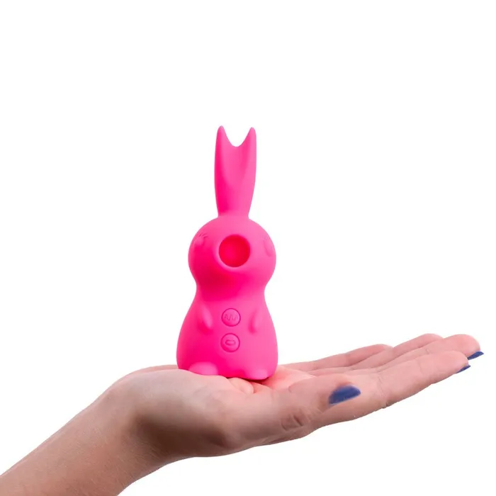 Maia HUNNI Pink USB Rechargeable Sucking Licking Vibrating Stimulator Maia Toys Vibrators