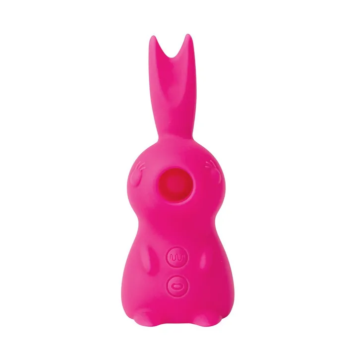 Maia HUNNI Pink USB Rechargeable Sucking Licking Vibrating Stimulator Maia Toys Vibrators