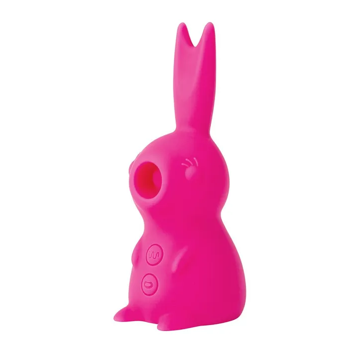 Maia HUNNI Pink USB Rechargeable Sucking Licking Vibrating Stimulator Maia Toys Vibrators