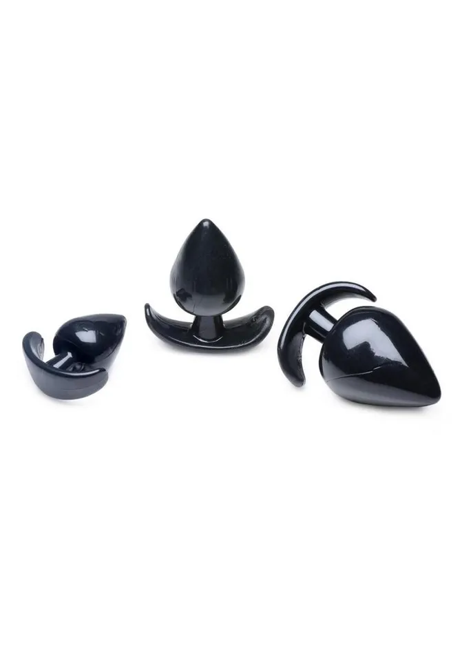 Male Sex Toys Master Series Triple Spades 3 Piece Anal Plug Master Series