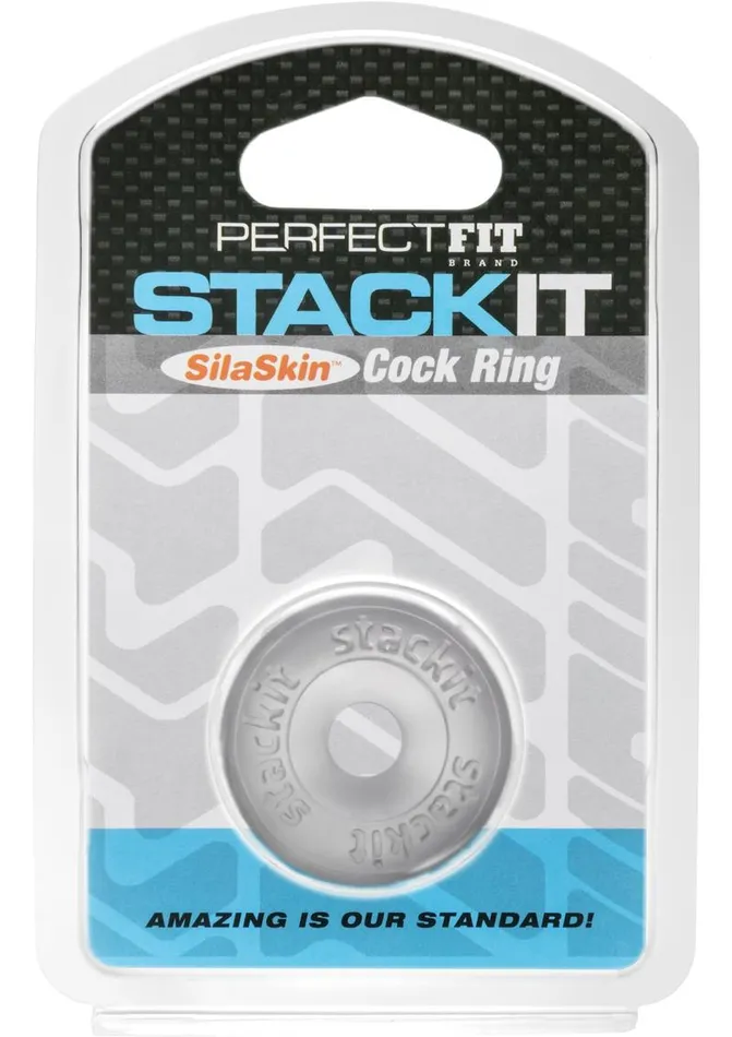 Male Sex Toys Perfect Fit Perfect Fit Stackit Silaskin Cock Ring