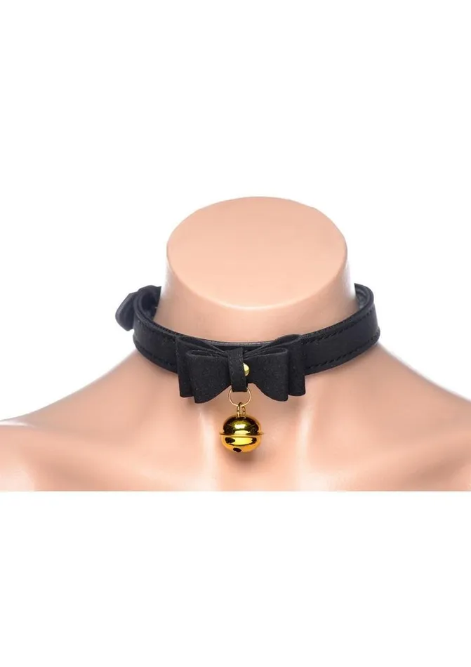 Master Series Male Sex Toys Master Series Golden Kitty Cat Bell Collar