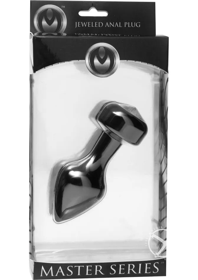 Master Series Male Sex Toys Master Series Spade Petite Jewel Aluminum Anal Plug