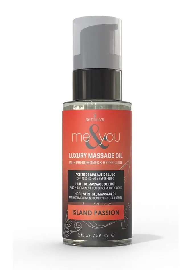 Me and You Couples Me and You Pheromone Infused Luxury Massage Oil Island Passion