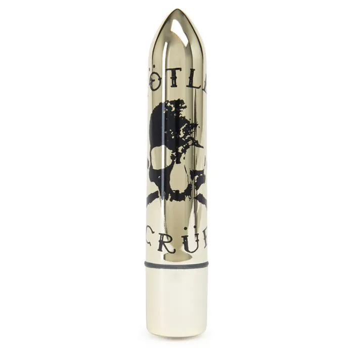 Motley Crue Vibrators Motley Crue Skull Bullet Vibe 10f Gold